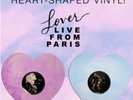 Taylor Swift Lover Live from Paris Heart Shaped Pink & Blue Colored Vinyl 2XLP