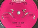 Rare Genesis Vinyl Single 45 RPM Happy The Man 1972 Charisma CB.181