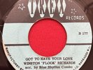 killer soul WINSTON FLOOK Got To Have Your Love BLUE RHYTHM COMBO 45 Richards 7
