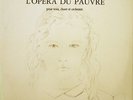 LEO FERRE L’Opéra du Pauvre quadruple 33T LP 1983 RCA 70035 LIVRET VINYLES  TBE