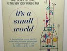 WALT DISNEY IT'S A SMALL WORLD NEW YORK WORLD'S FAIR (VG+) ST-3925 VINYL RECORD