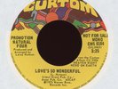70s Soul 45 - The Natural Four - Love's So Wonderful on Curtom Promo