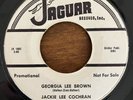 JACKIE LEE COCHRAN - Georgia Lee Brown (Jaguar) 45 Rockabilly The Cramps 