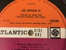 Led Zeppelin 3 / Vinyl LP / First Pressing / jimmy Page Credit / 1970 / A5/B5 /