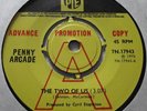 PENNY ARCADE   TWO OF US ** 1970 UK PYE 7