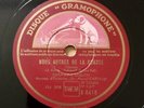 Germaine Sablon Kessel Nous autres de la chasse 78 Tours Gramophone K-8418