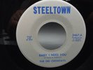The Del Chontays, Baby I Need You / The Hustle, Steeltown, 45, VG+, Rare