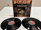 SPOTLIGHT ON THE KINKS , THE KINKS,Rare Portugal IMPORT 1981 Double LP vinyl NM