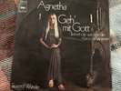 Agnetha Faltskog ABBA GEH MIT  GOTT PROMO 7’ Vinyl German Single RARE