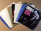 Billy Idol, 45 Record Vinyls, 10 Disc Lot, Mony Mony, White Wedding, Rebel Yell