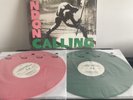 THE CLASH London Calling 2LP VG+ PINK & GREEN VINYL/1800 RARE in Shrink w/HYPE