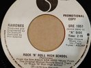 RAMONES Rock'n'Roll High School/Do You Wanna Dance? (Live) Canadian PROMO 45