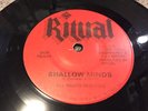 Ritual: Shallow Minds/Look Out 1986 T.J. Recording Tacoma, WA Metal 45rpm Vinyl