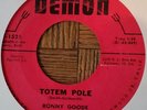RONNY GOODE-TOTEM POLE/HOKUS POKUS 45-ROCKABILLY/POPCORN-60 DEMON ORIG-HARD