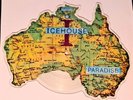 ICEHOUSE - PARADISE - VERY RARE AUSTRALIAN SHAPED PICTURE DISC