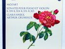ARTHUR GRUMIAUX, CLARA HASKIL ⸺  MOZART violin & piano sonatas ⸺  PHILIPS LP EX+