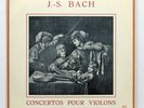 FRASCA-COLOMBIER, LILIANE GARNIER ⸺  JS BACH violin concertos ⸺  CND 2xLPs EX+