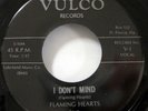 FLAMING HEARTS 45 Baby / I Don't Mind REPRO doowop MINT-  Kz 1275