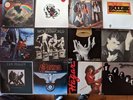 12 Lp rock pop ,Van halen,Saxon,Yes,Uriah Heep, Thin Lizzy, Bowie, Rainbow,Whits