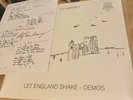 PJ Harvey -Let England Shake Demos  12” Vinyl & autographed  lyric sheet  Signed