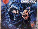 Warlock  – Triumph And Agony ; BAND HAND AUTOGRAPHED PROMO COVER W EX VINYL