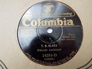 78 WILLIE JACKSON Columbia 14284 T.B. BLUES/KANSAS CITY BLUES Mp3 VG+