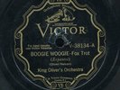 78tk-Jazz-VICTOR-38134-King Oliver-(Boogie Woogie/Mule Face Blues)