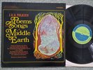 J.R.R Tolkien - Poems and Songs Of Middle Earth LP 1967 Caedmon Stereo 1st Press