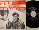 OST 45 FESS PARKER Daniel Boone/ Ballad Of Davey Crockett RCA PIC SLEEVE TV NM