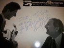 AUTOGRAPHED BUCKY & JOHN PIZZARELLI Swinging Sevens LP  STASH - NM VINYL