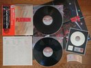 KISS Double Platinum JAPAN 2 LP Complete Set OBI Insert Poster Platinum Sticker