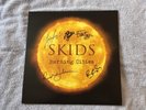 Skids Burning Cities LP Autographed by Band, Red Vinyl, Nr Mint (Damned, UK Subs