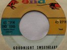THE FLAMINGOS GOODNIGHT SWEETHEART / ONLY HAVE EYES FOR YOU 45 7
