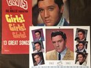 ELVIS PRESLEY Girls Girls Girls - RCA Living Stereo LP w/ RARE 1963 Calendar -EX
