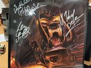 Motorhead Orgasmatron SIGNED LP Lemmy Kilmister Phil Campbell Castle Mikkey Dee