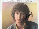 Mac Davis I Believe In Music Signed Autograph LP Record Columbia Stereo With COA