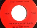 rare gospel JCP Records  Raleigh  45 The Whaley Twins C-100   *NM*