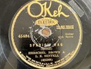 Country-78 RPM-Herschel Brown & L.K. Sentell-Spanish Rag/Kohalo Rag-V+