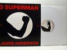 LAURIE ANDERSON o superman LP EX+/EX, NS011T, vinyl, single, uk, 2007 remastered