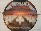 METALLICA PICTURE DISC VINYL LP MASTER OF PUPPETS 1986