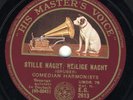 Comedian Harmonists: Stille Nacht  / Schlaf wohl, du Himmelsknabe     HMV 78 rpm