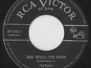 THE ROBINS -How Would You Know/Let's Go To The Dance - RCA 5434 VG++