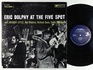 Eric Dolphy - At The Five Spot, Vol. 1 LP - New Jazz - NJLP 8260 Mono RVG VG+