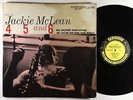 Jackie McLean - 4, 5, And 6 LP - Prestige - PRLP 7048 Mono DG RVG 446 W 50th