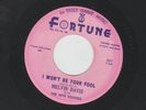 NORTHERN  SOUL DOOWOP 45 - MELVIN DAVIS w/ THE NITE SOUNDS - HEAR  1963 FORTUNE