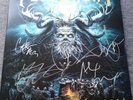 Testament Dark Roots Of Earth Entire Band Signed Record BLUE SPLATTER Vinyl