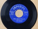 Fats Domino  R&B 45 Don't Leave Me This Way/Something's Wrong IMPERIAL VG++ HEAR