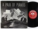John Mehegan & Eddie Costa - A Pair Of Pianos LP - Savoy - MG 12049 Mono RVG