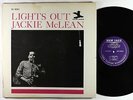 Jackie McLean - Lights Out LP - New Jazz - NJLP 8263 Mono RVG VG+