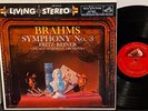 Listen REINER / CSO Brahms Symphony No 3 1958 RCA Living Stereo LSC-2209 VG+/EX